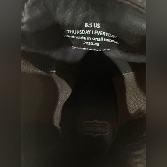 Thursday Leather Chunky Heel Chelsea Boots - Women's Size8.5 - Brown - Picture 7 of 7